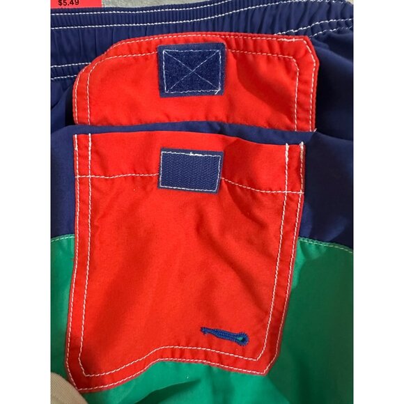 Vineyard Vines Swim Trunks Mens Medium Colorblock Shorts w/ Elastic Waist Lined - Picture 11 of 14